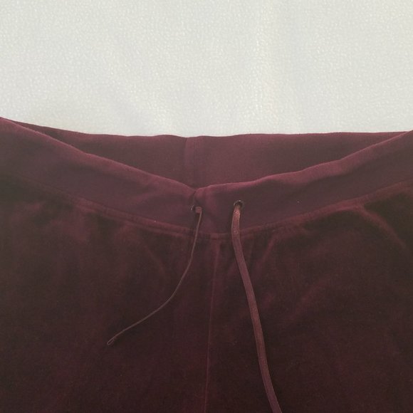 SJB Active wear Women's Large Burgundy/ Maroon Red Elastic Waist Pant EUC - Picture 4 of 7
